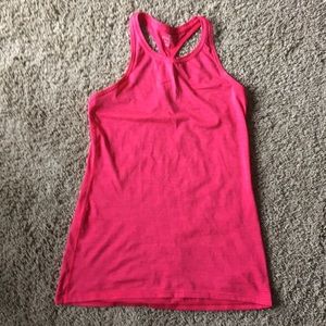 Athleta High Neck Striped Chi Workout Tank